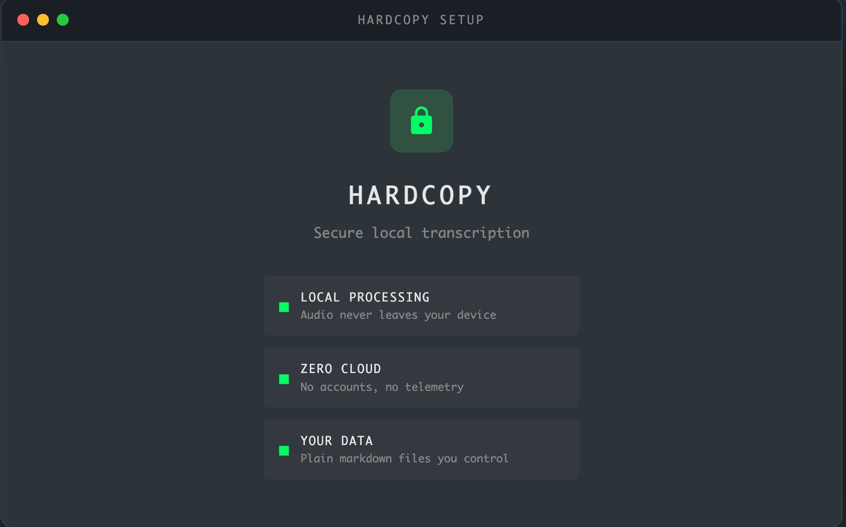 Hardcopy App